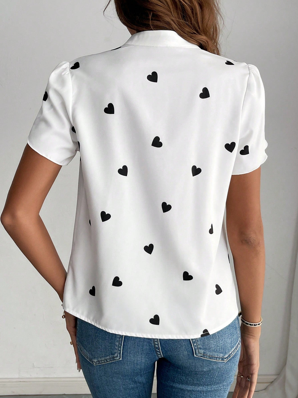 Blusa manga pétala